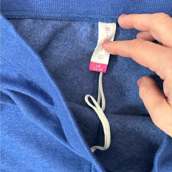 Blue cotton loungewear set with "Need Coffee" graphic #loungewear NWT size large - Picture 5 of 6